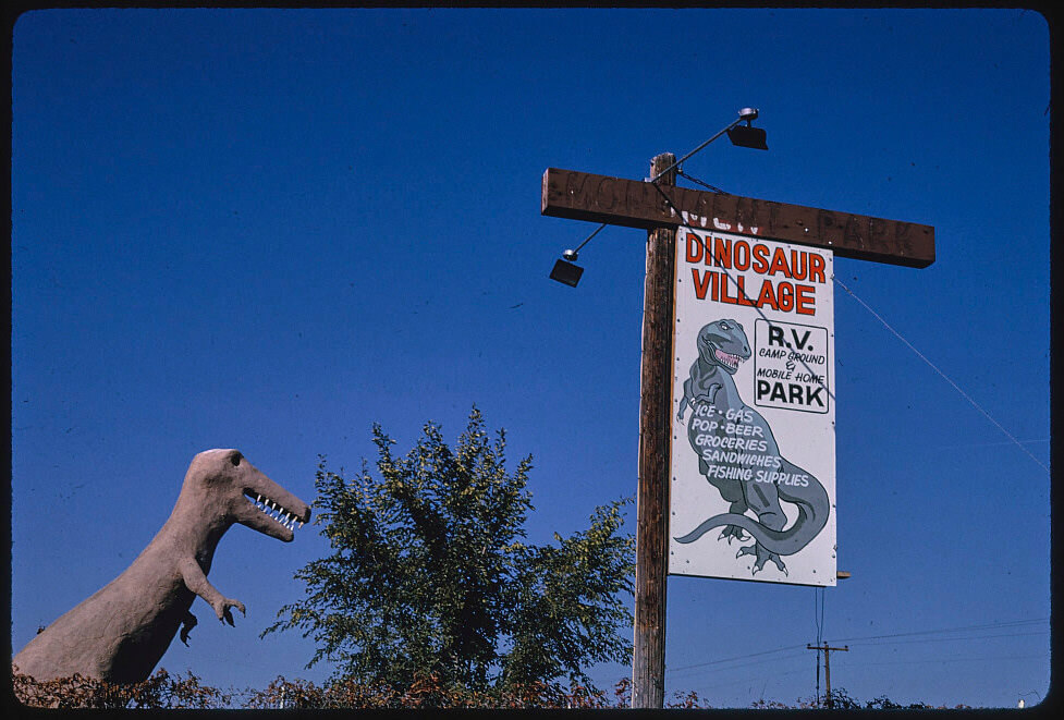 Dinosaur village